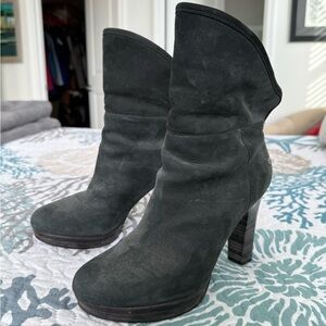 Ugg Suede Heeled Boots